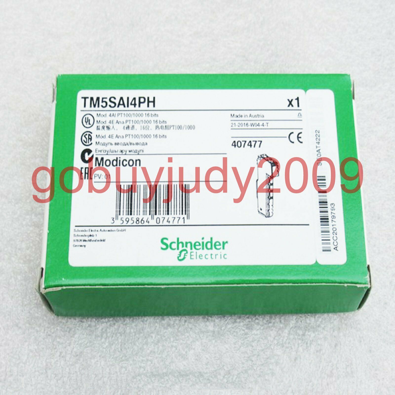 New Schneider TM5SAI4PH Temperature analog input 1 year warranty fast delivery