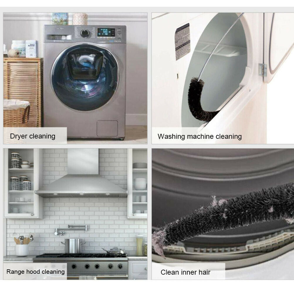 Dryer Lint Brush Dryer Vent Cleaner Lint Remover Coil Brush for Washer Dryer