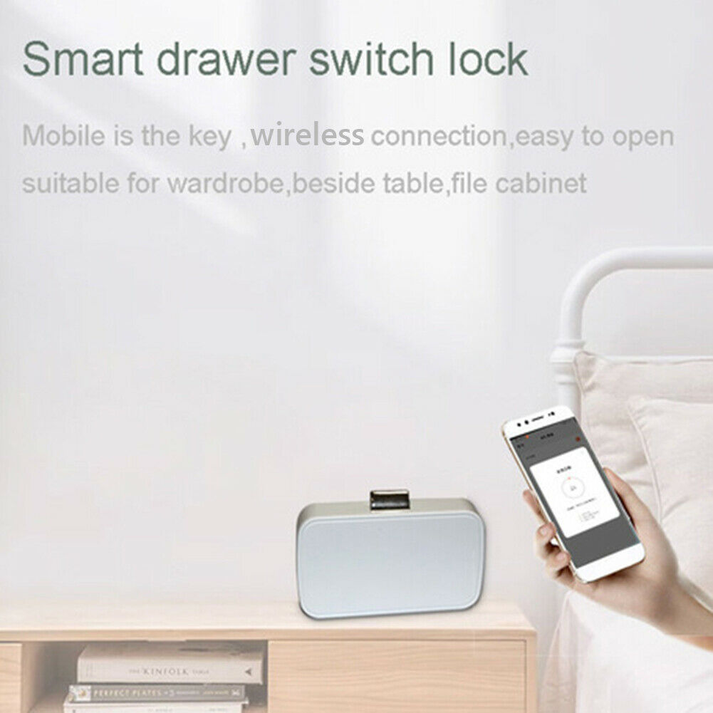 T1 Tuya APP Bluetooth Electronic Invisible Smart Drawer Furniture Door Locks
