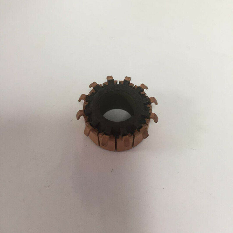 1PC 10mm Inner Dia 19mm Outer Dia 10mm Height 12P Teeth Copper Motor Commutator
