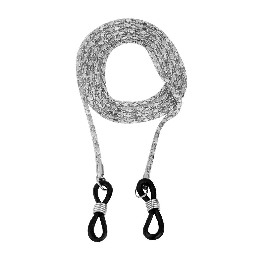 2 Pieces Metal Sunglasses Eyeglass Chain Glasses Cord Neck Strap Holders