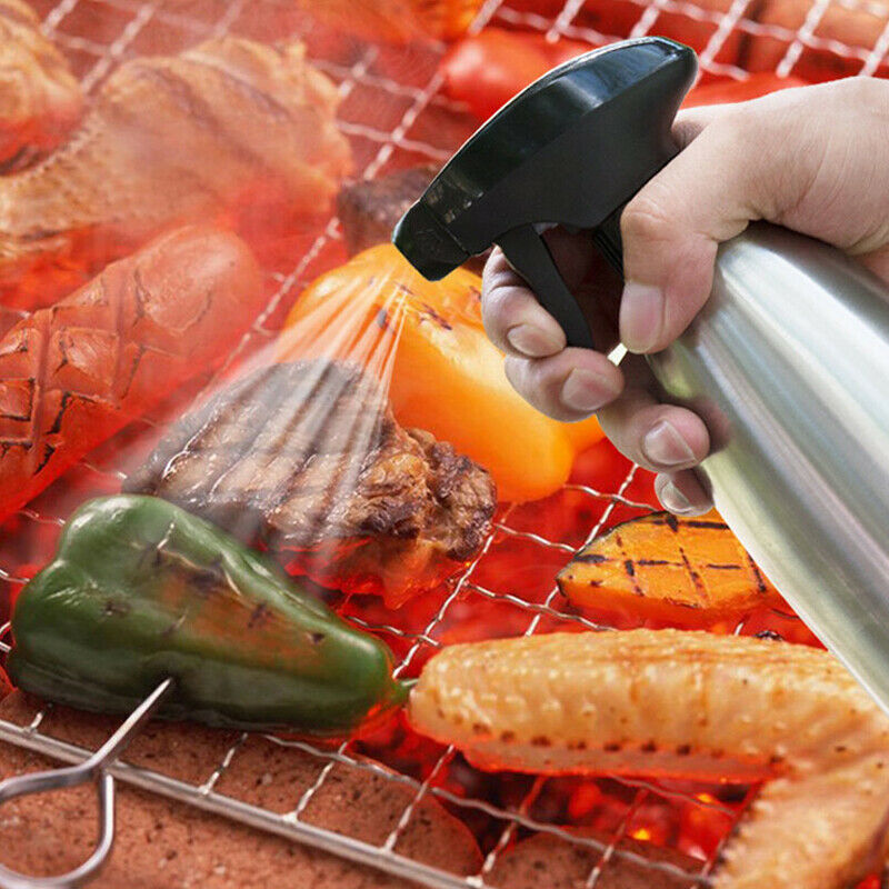 Kitchen Oil Pot Stainless Spray Bottle Sauce Vinegar Sprayer BBQ / Cooking Tool