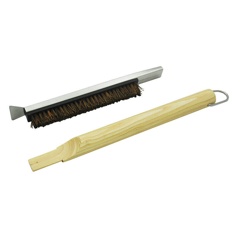 20.9" 53cm Pizza Oven Stone Brush Scraper BBQ Cleaner Barbecue Oven BrushesY SJ