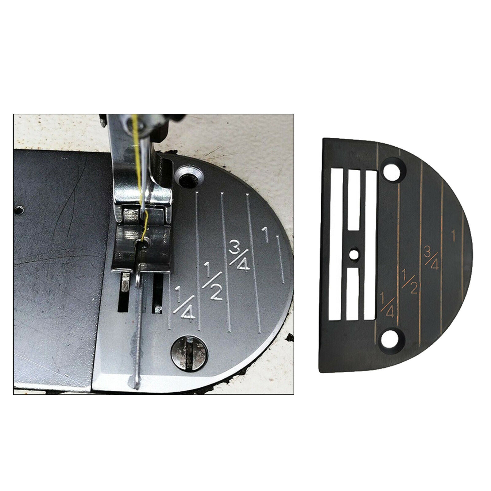 Iron Sewing Machine Needle Plate Parts Attachment Compatible with Juki