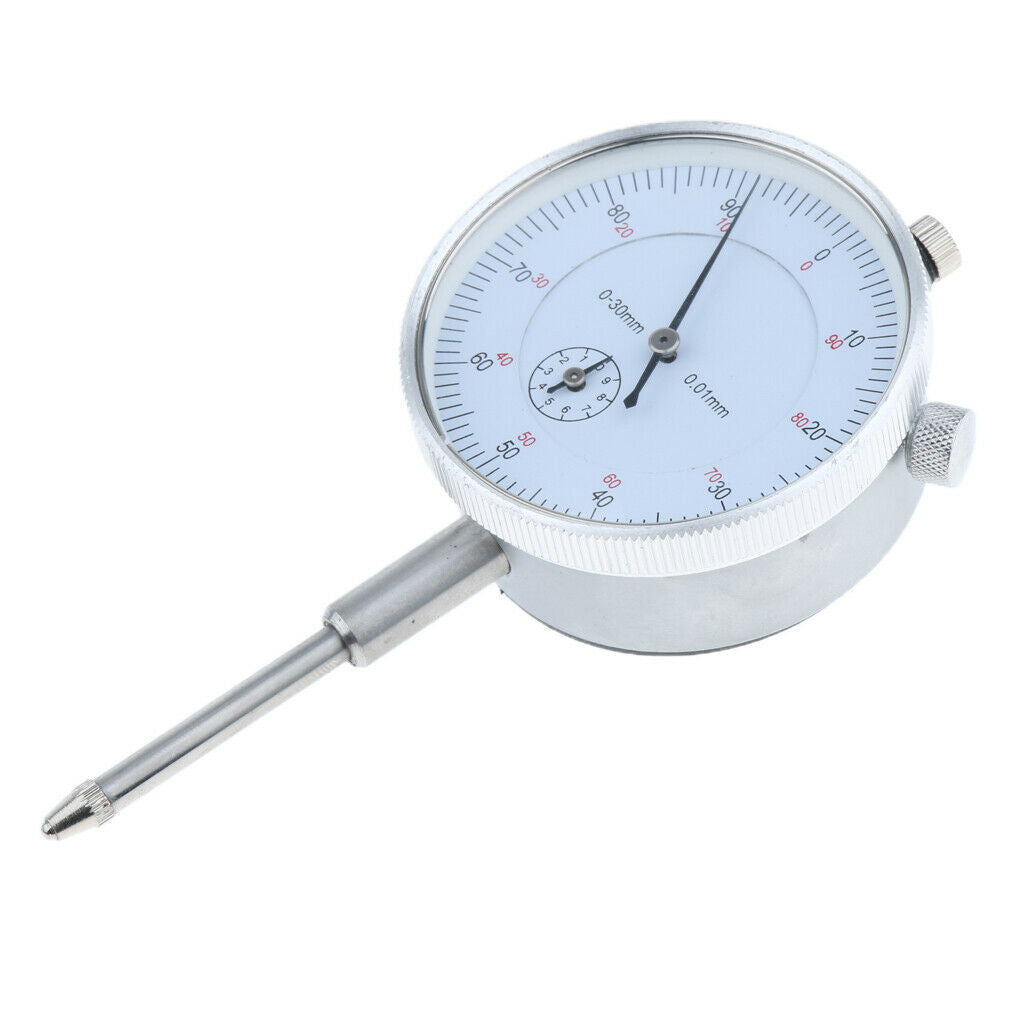 Precision Round Dial Test Indicator with Needle Point, Metric, 0-30mm
