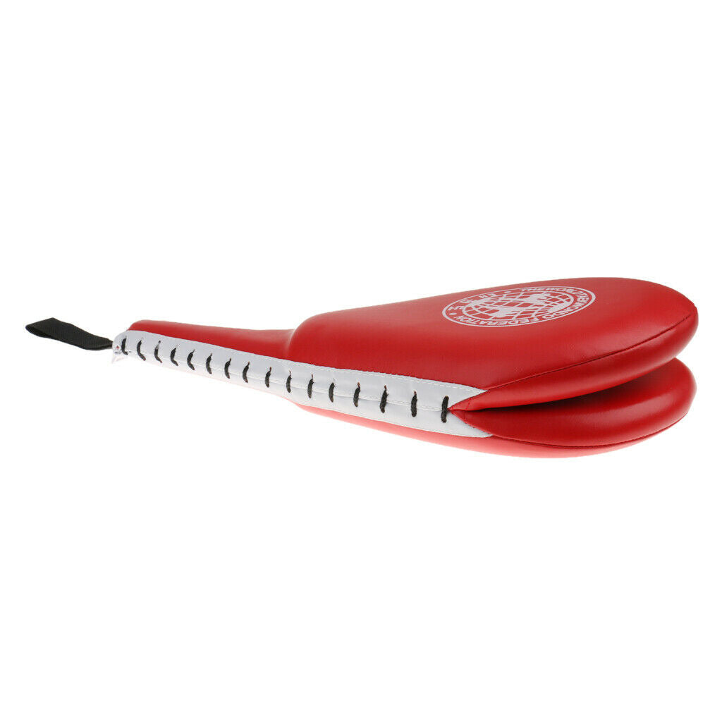 1Pcs Taekwondo Karate Kick Strike Floppy Paddle/Clapper Target Pad Red