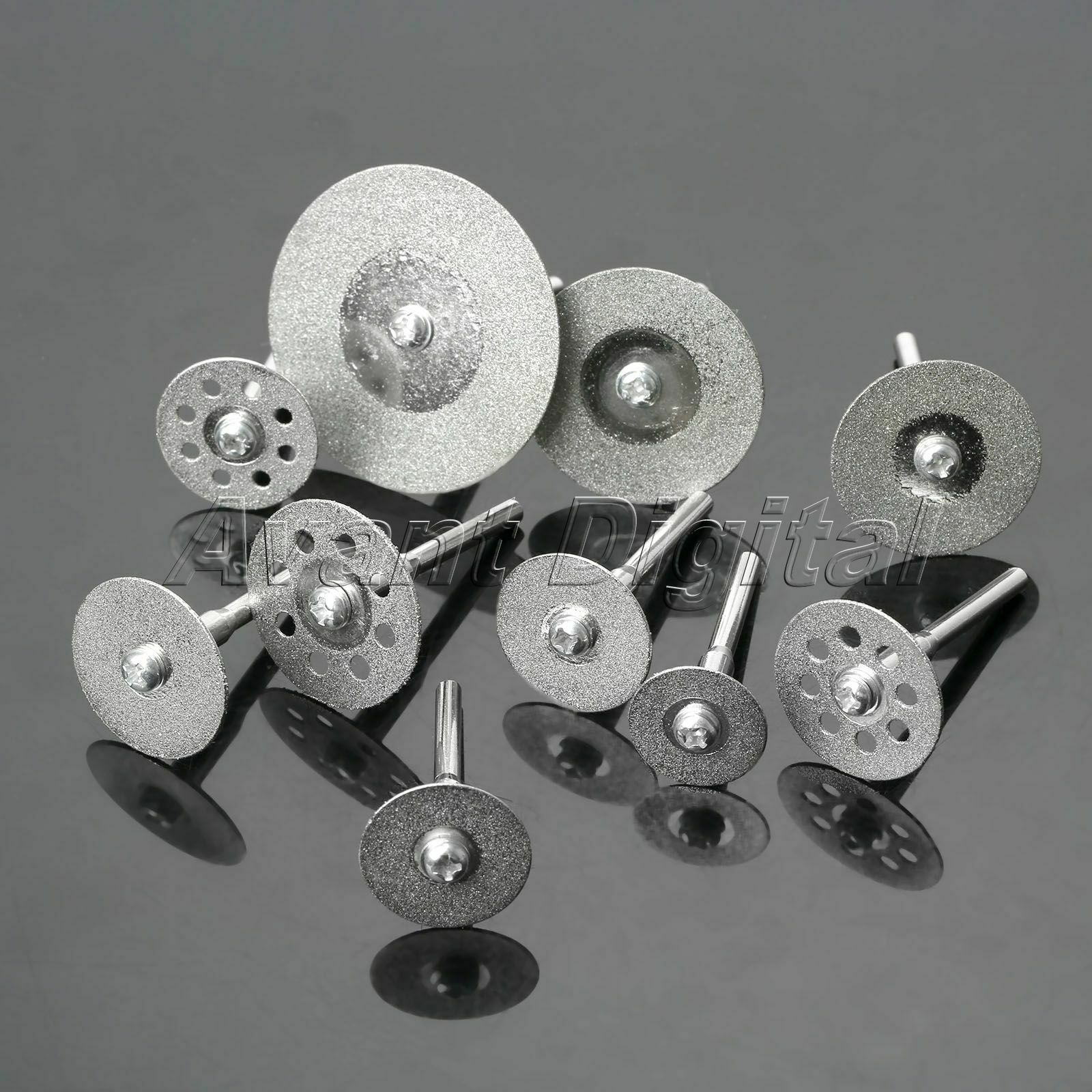 10 Pcs Mini Power Drills Cut Off Wheel Diamond Cutting Disc Set For Rotary Tool