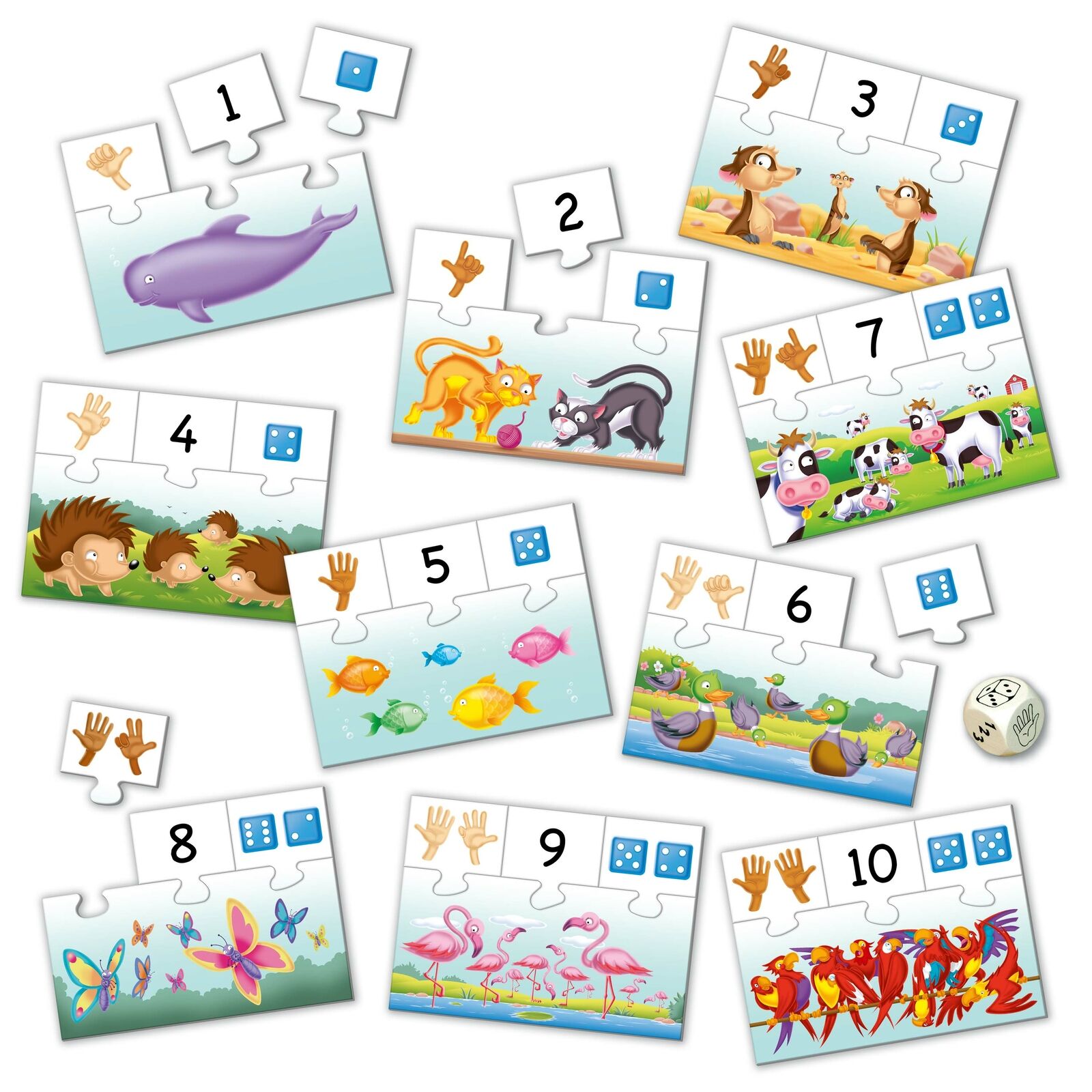 20808 Ravensburger My First 1,2,3 Card Pairs Match Game Children Toddler Age 3+