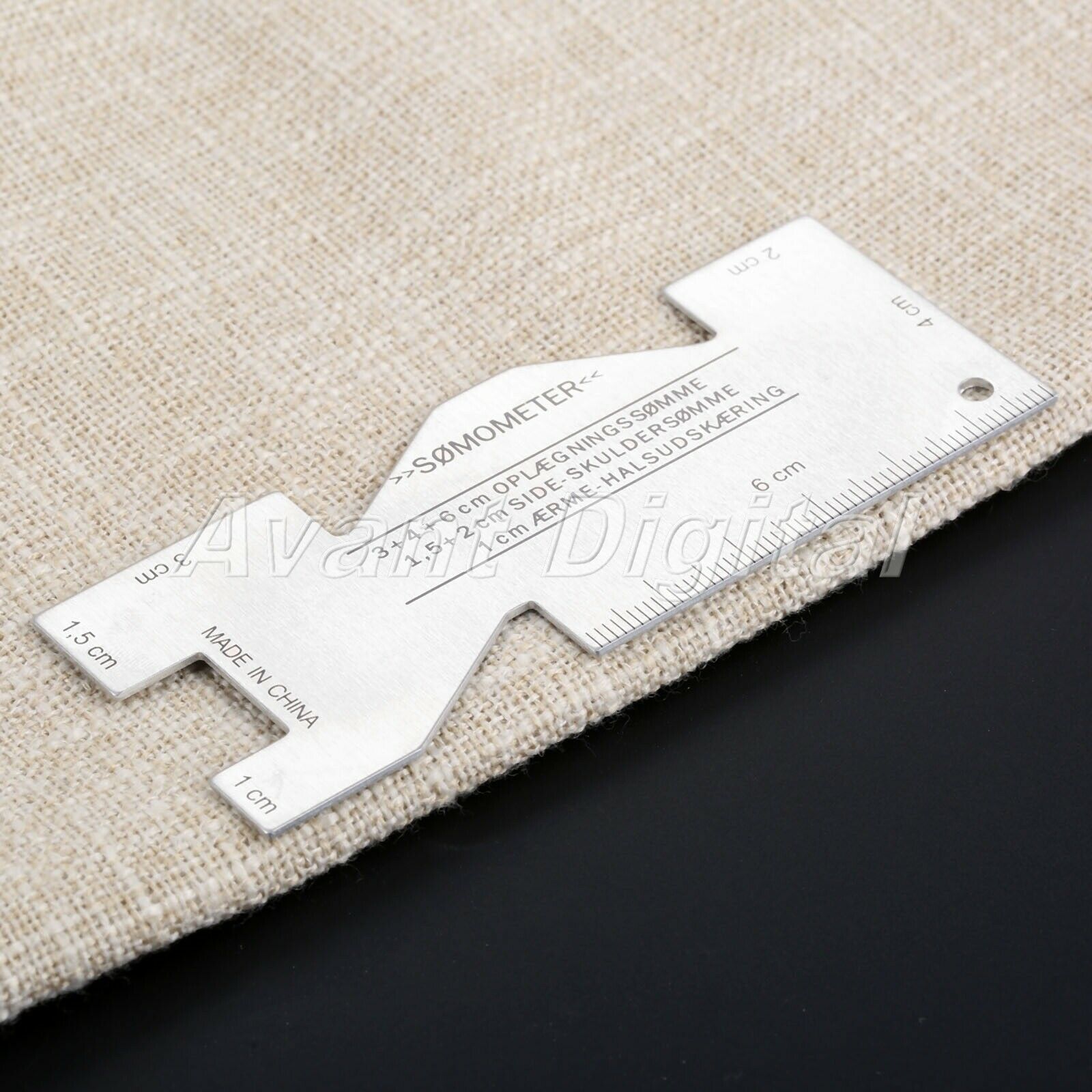 Metal One Side Sewing Gauge Rulers Measuring Tool for DIY Quilting Craft 1Pc