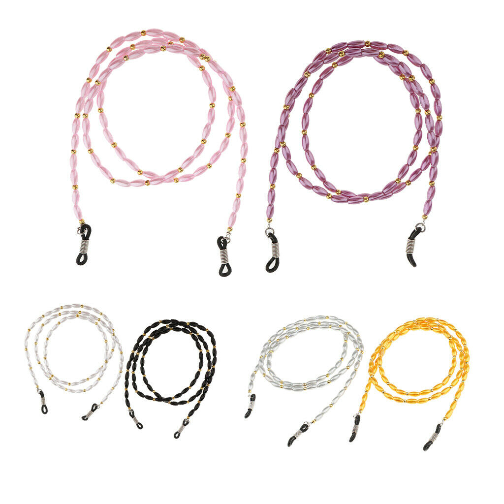 6 Pieces Glasses Bra Chains Sunglasses Neck Strap