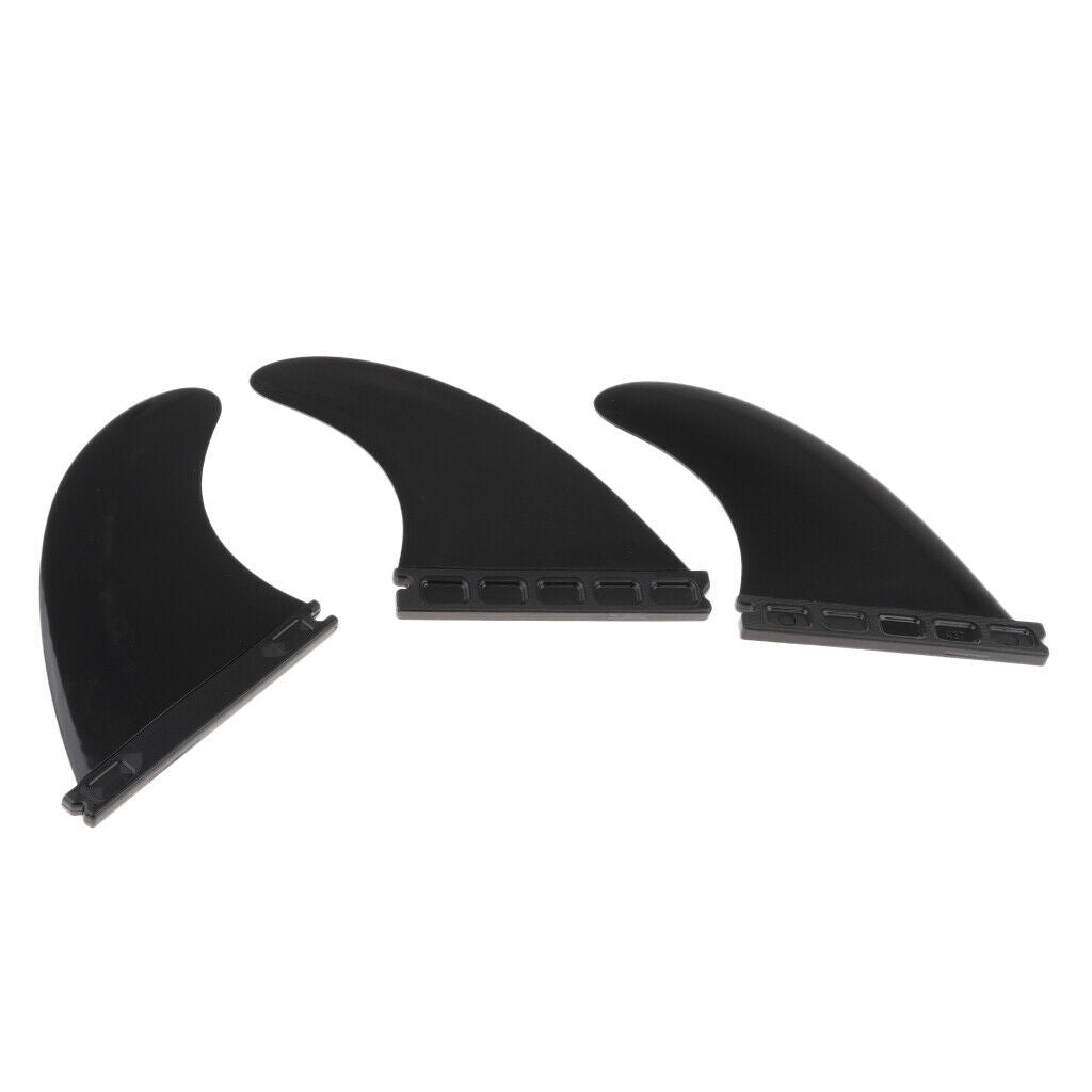 3 PCS Longboard Surfboard Fiberglass Nylon Surfing Thruster for Future Base