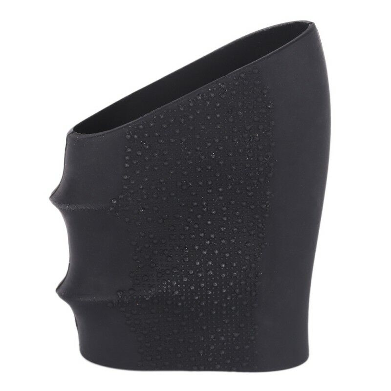 Rubber Anti Slip Grip Cover Sleeve Hunting Finger Glove for Glock Black