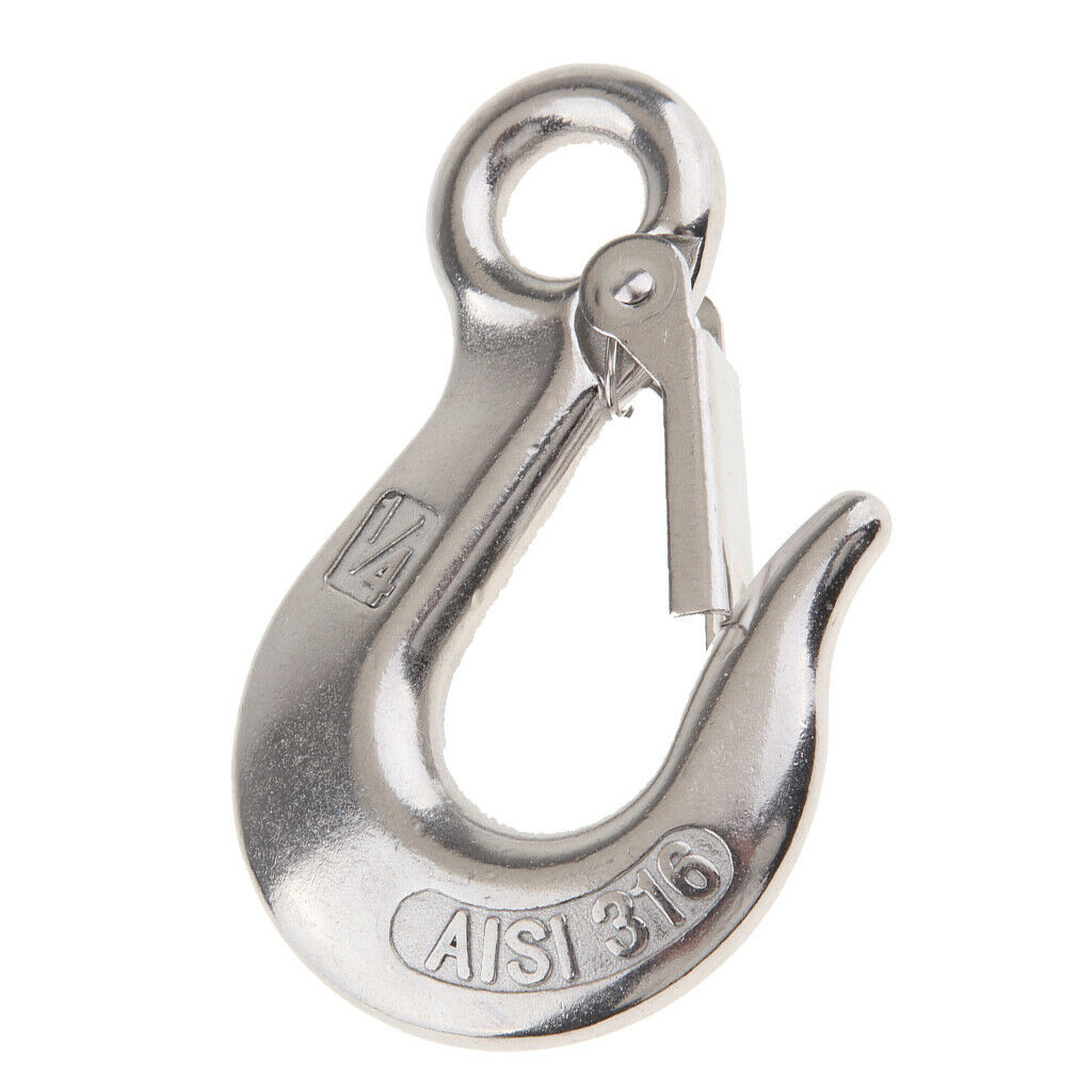 1/4" Clevis Slip Eye Hook With Safety