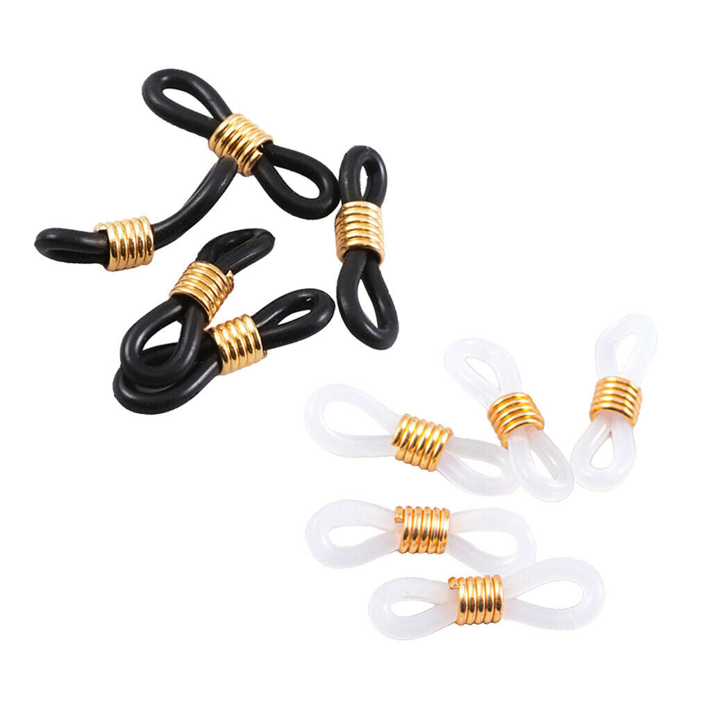 100pcs Sunglasses Glasses Chain Connector Ends Lanyard Reading Holder Strap Cord