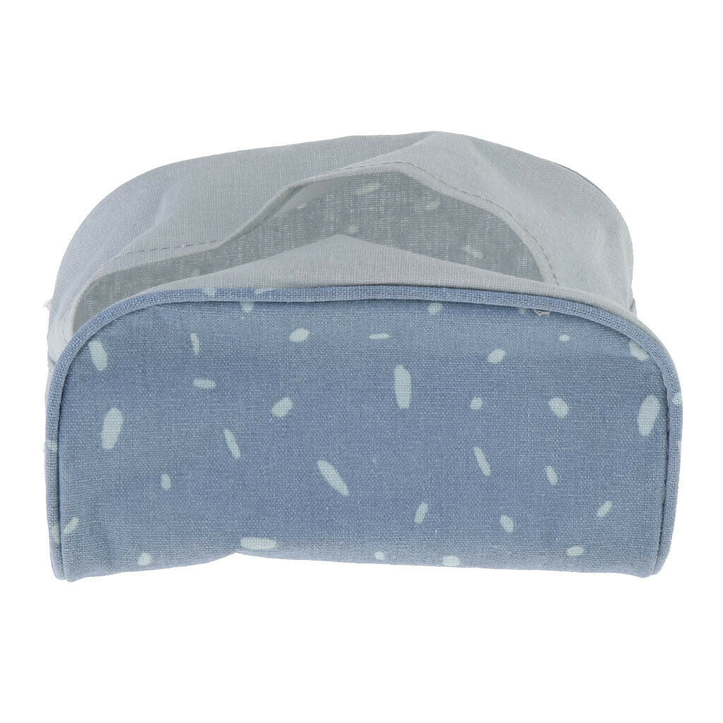 Travel Canvas Tissue Box Napkins Storage Holder for Home Car Woad
