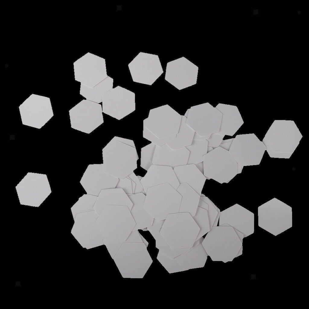 100x White Paper Quilting Templates Patchwork Template 26mm DIY Supplies