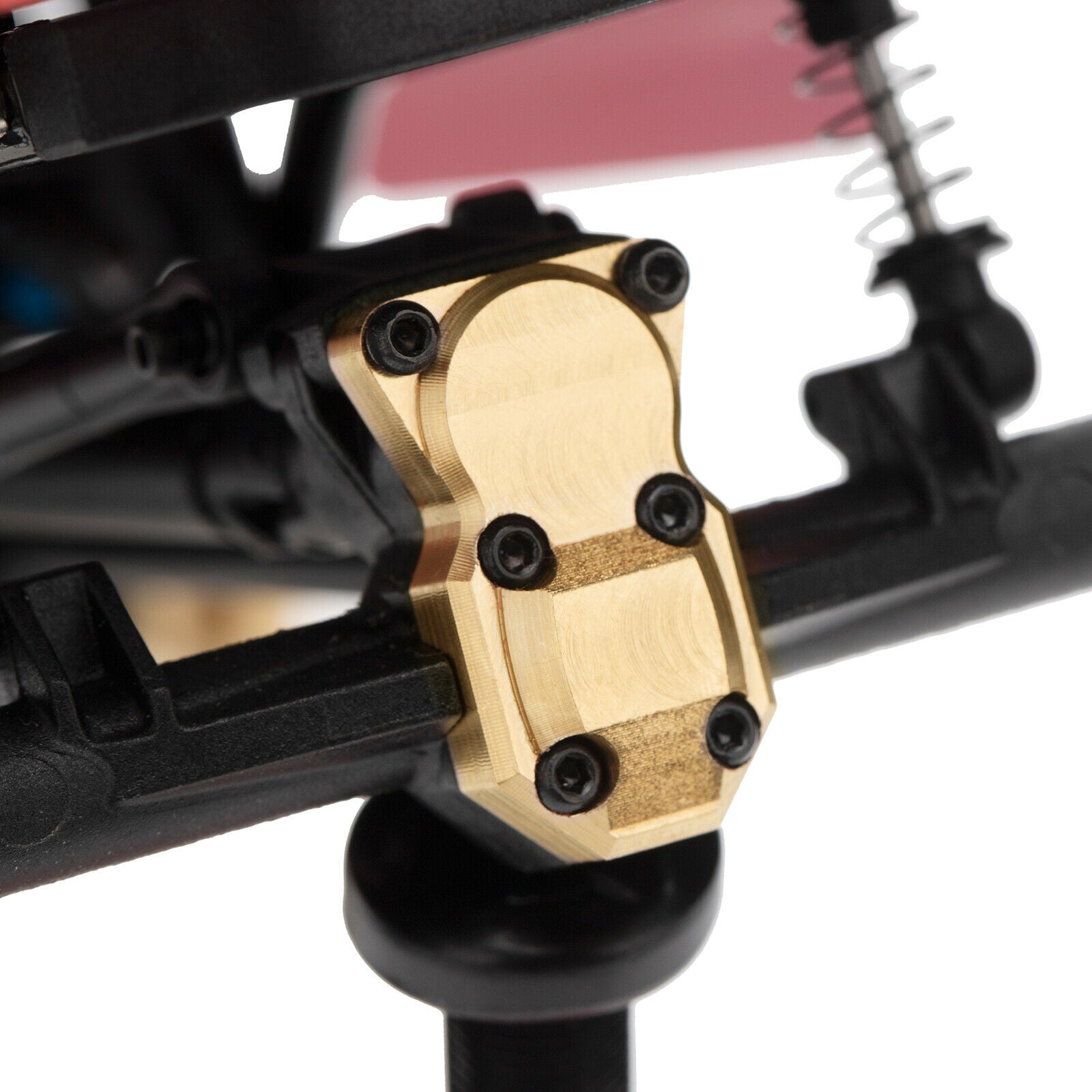 For 1/24 Axial SCX24 90081 RC Car Brass Counterweight Diff Cover Accessories