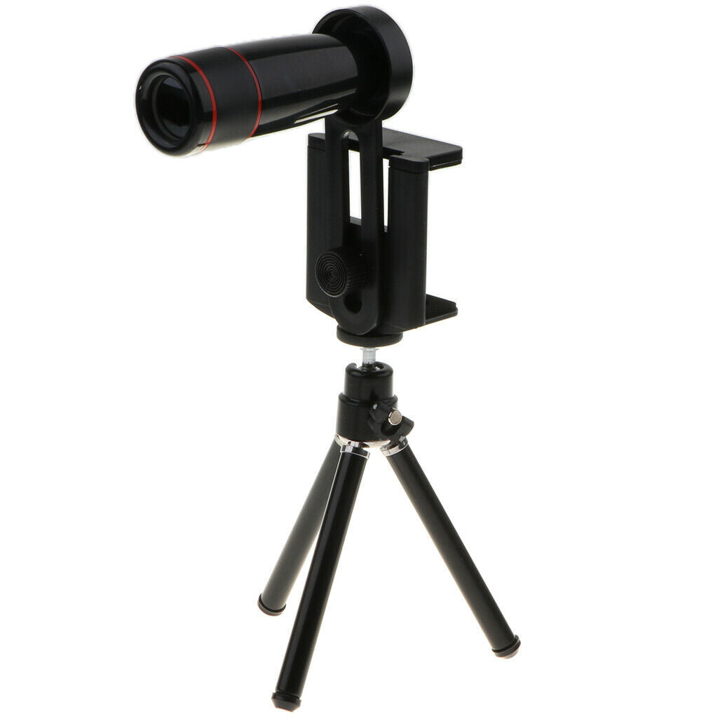 12x Zoom Telescope Telephoto Phone Camera Lens&Tripod Kits for Phone Tablet