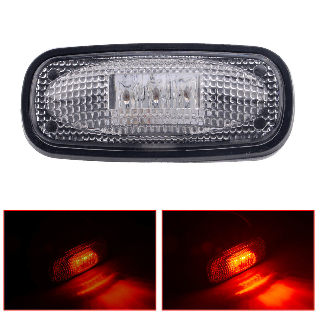 Clear Lens Led Side Fender Marker Light Lamp Fit for Dodge RAM 2500 3500 New