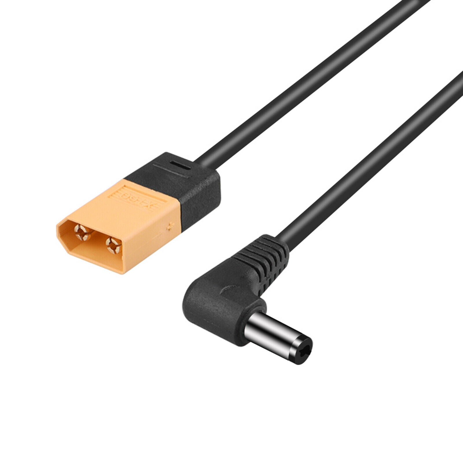 XT60 Male to Male DC5525 DC 5.5x2.5mm TPE Cable Adaptor for TS100 47.64inch