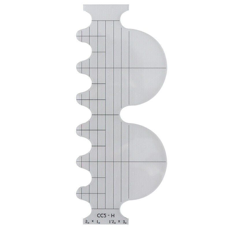 6Pcs Acrylic Ruler For Sewing Patchwork Quilting Yardstick DIY Motion Sew To_AU