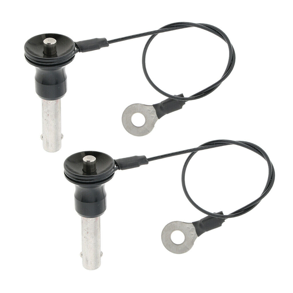 2 pieces stainless steel ball lock quick release pins snap fastener, round