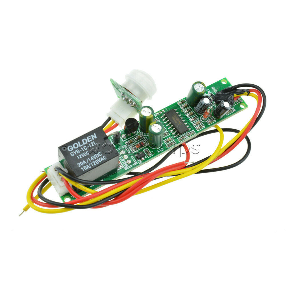 DC 12V 5A Useful IR Pyroelectric Infrared PIR Motion Sensor Detector Module