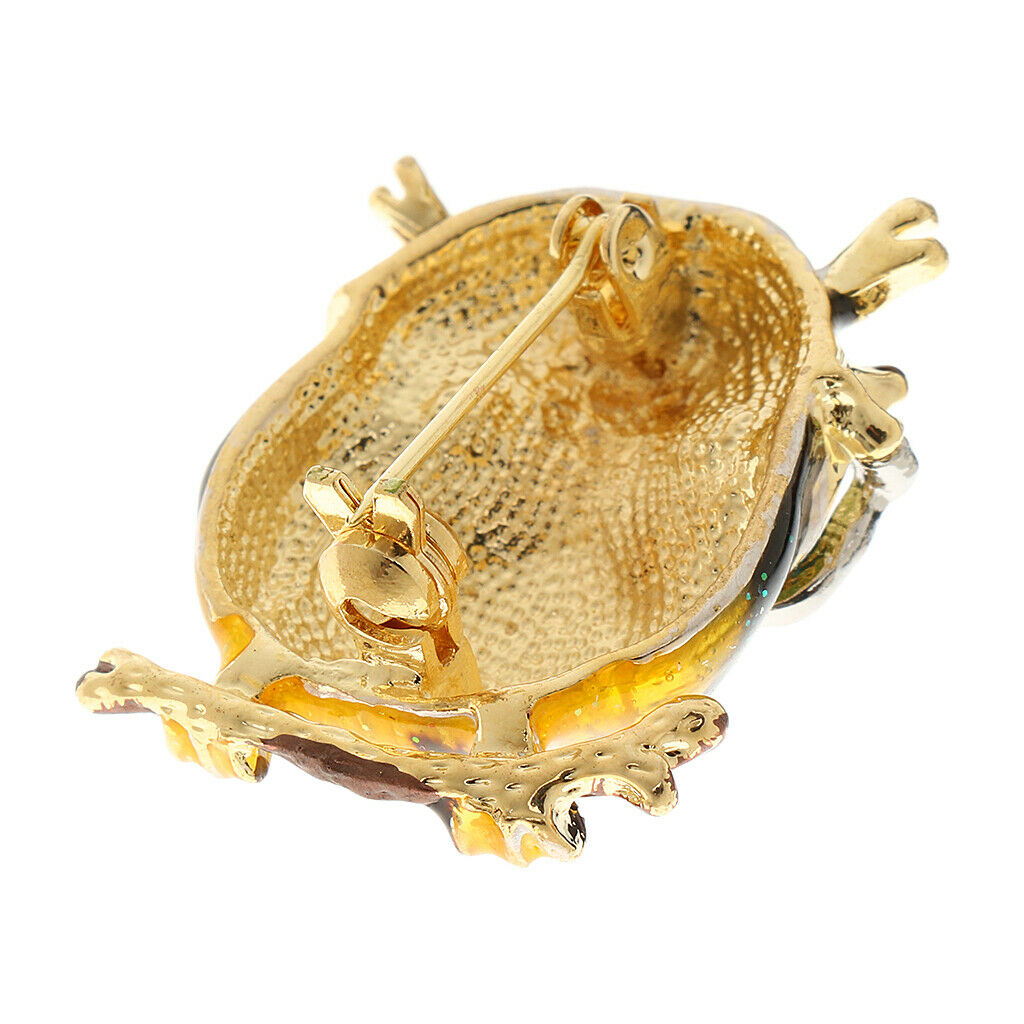 Women Owl Glasses Enamel Brooches Corsage Alloy Brooch White Glasses Frame