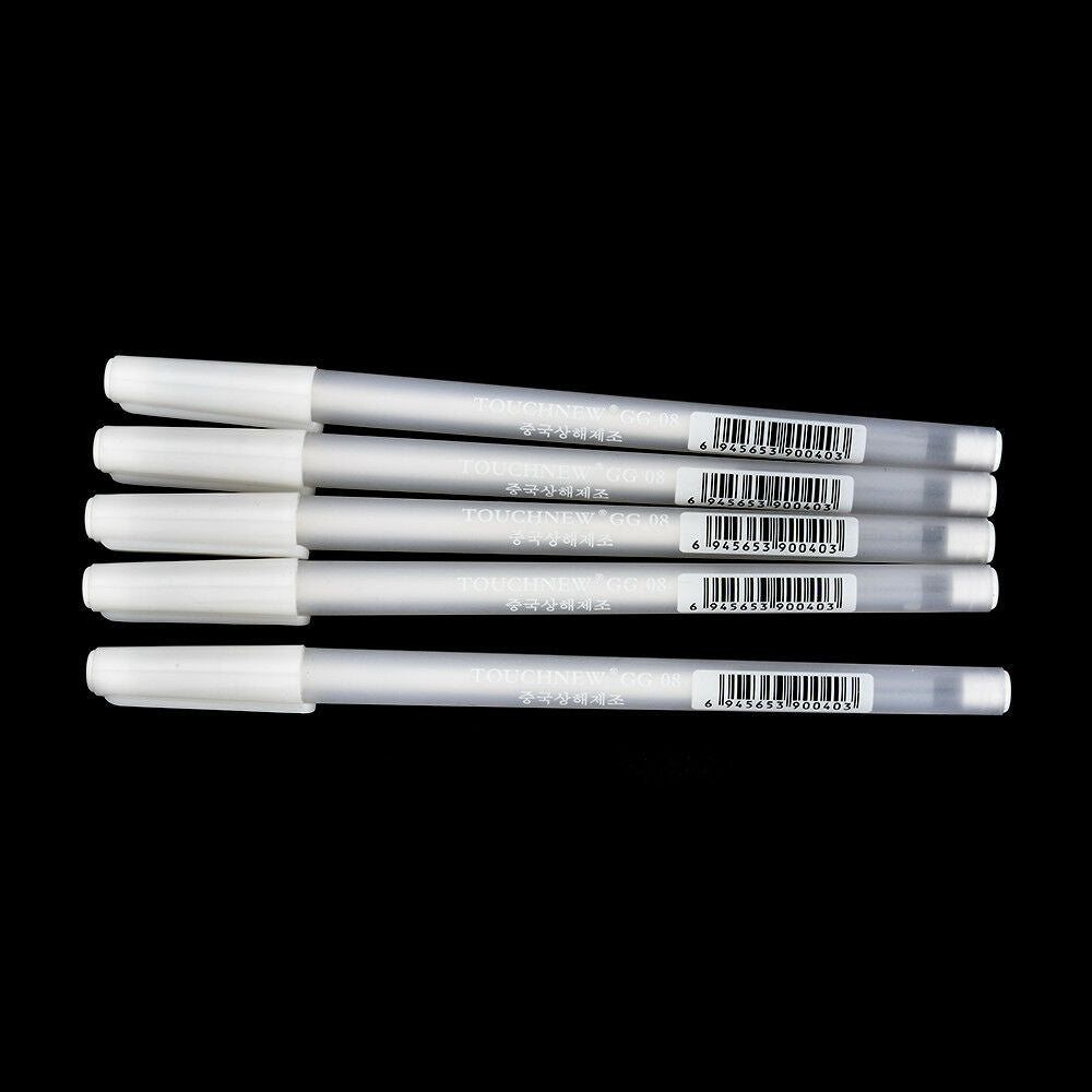White Gel Ink Pen Artist Archival Fine Tip Sketching Drawing Painting Tool Pens