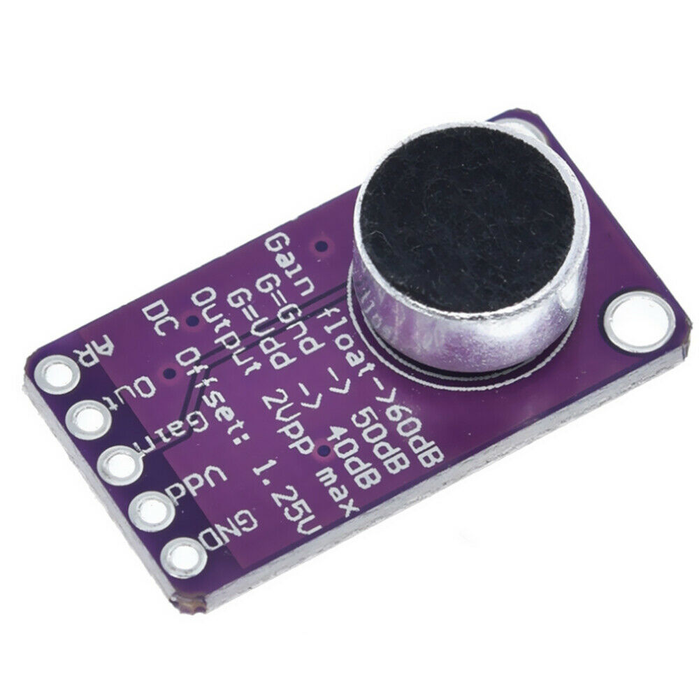 Max9814 High-Performance Microphone Amplifier Module Mic Microphone Sensor