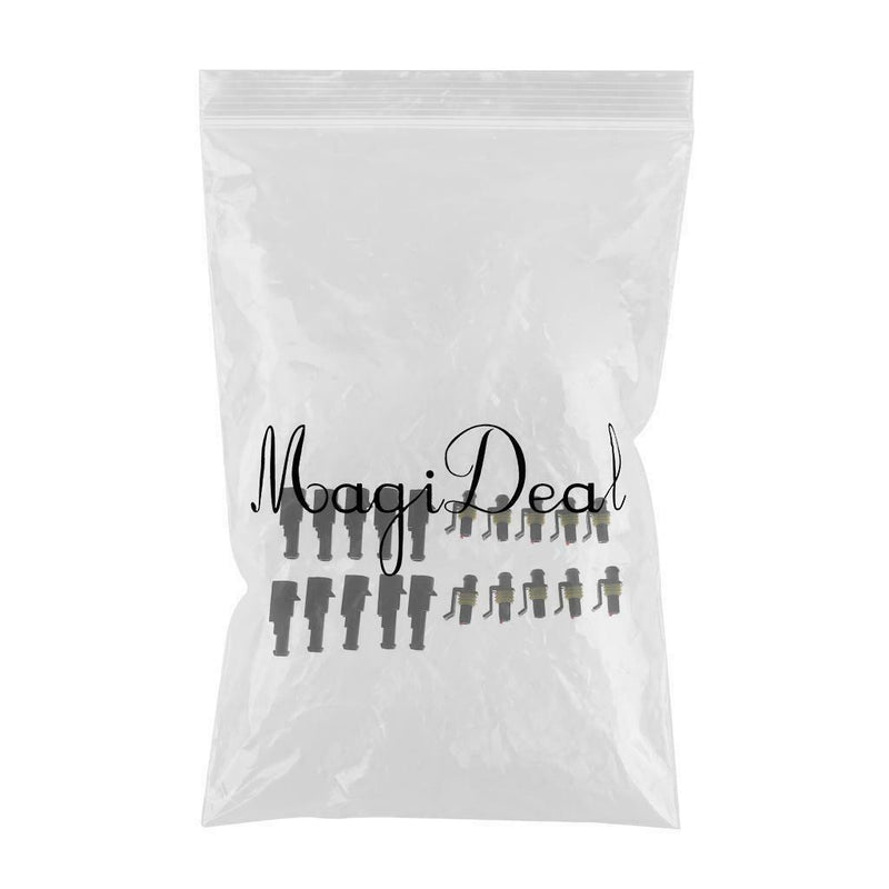 10 Set 1Pin Sealed Waterproof Quick Splice Electrical Wire Connector Plugs