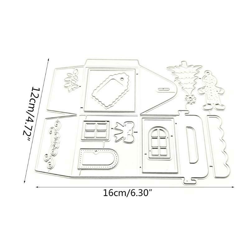 Christmas Tree Box Metal Cutting Dies Stencil DIY Scrapbooking Album Paper Card