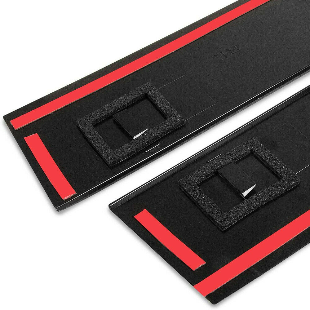 For Dodge Grand Caravan Pair Black Front B Pillar Post Moulding Cover Trim Caps