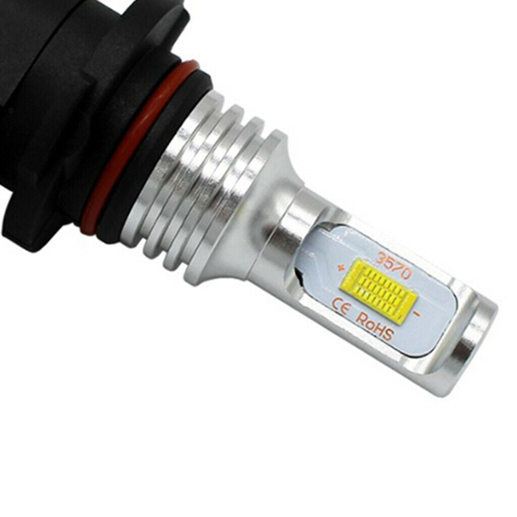 2 Pcs Bright 1700-1800K DC12-24V Vehicle Foglight Headlight Bulbs 9006-3570
