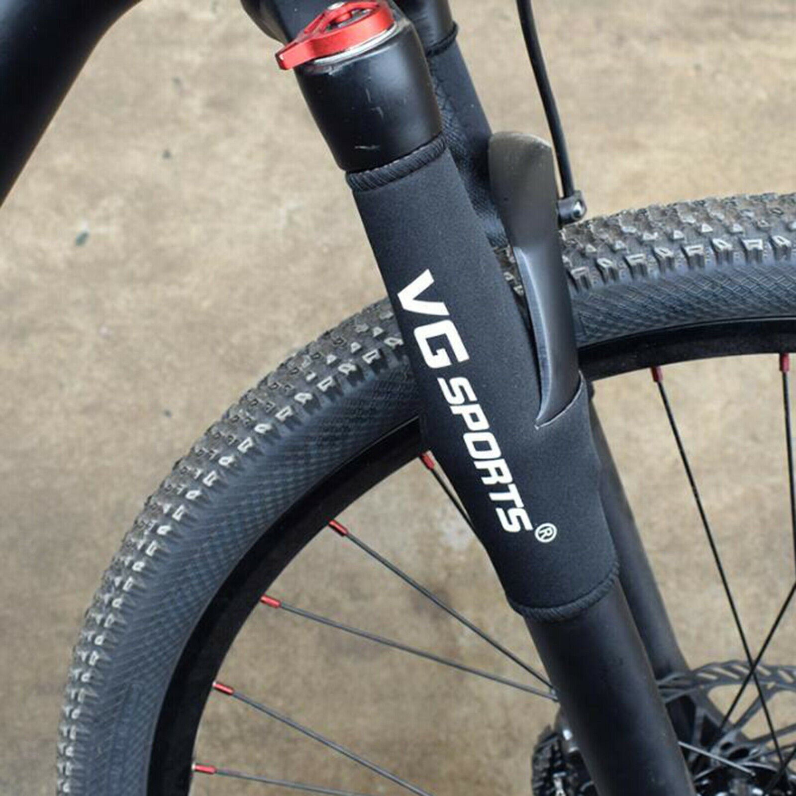 1Pair Bike Front Fork Protective Pad Suspension Wrap Cover Accessories