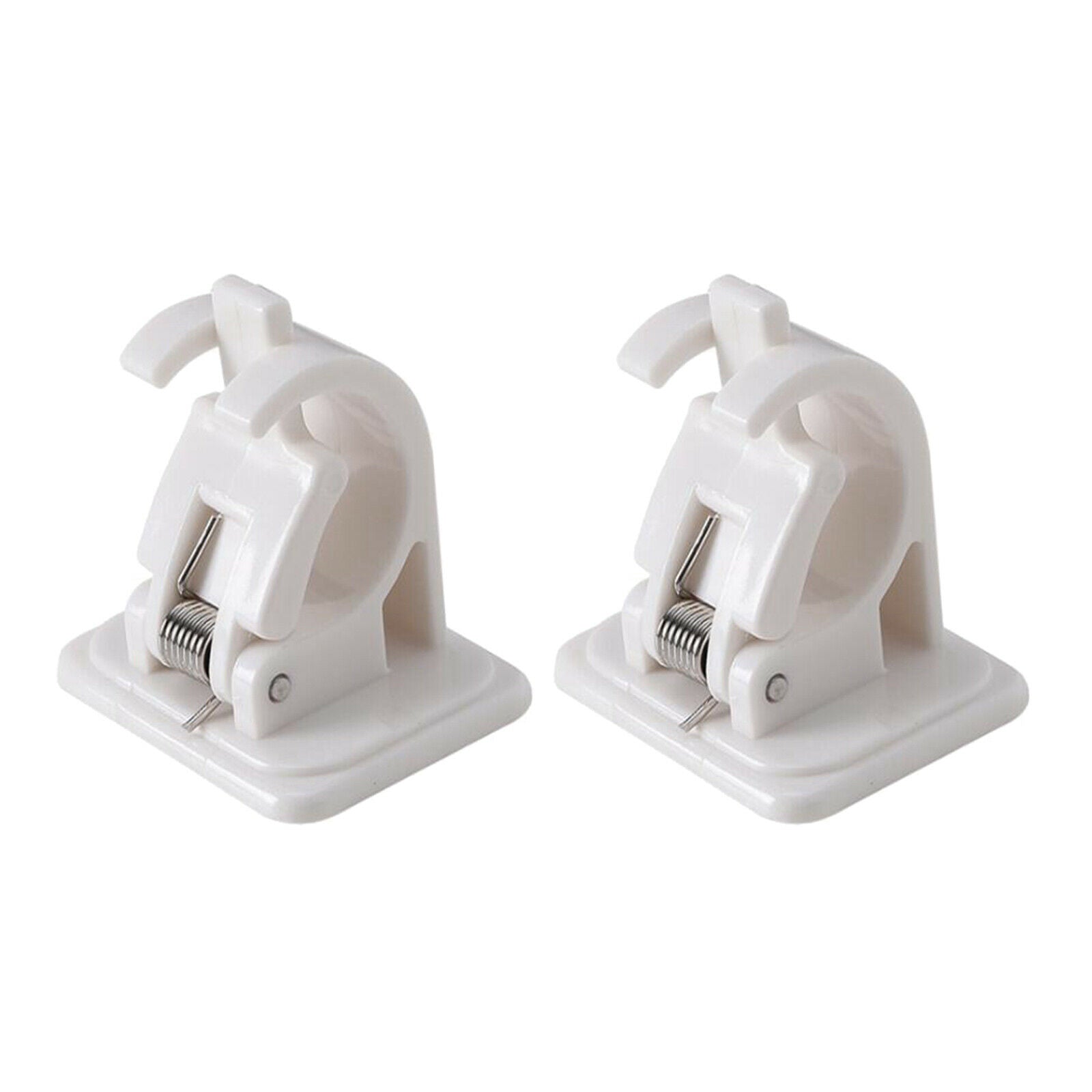 Adjustable Fishing Rod Holder Vertical Horizontal Adhesive Clamp Clips
