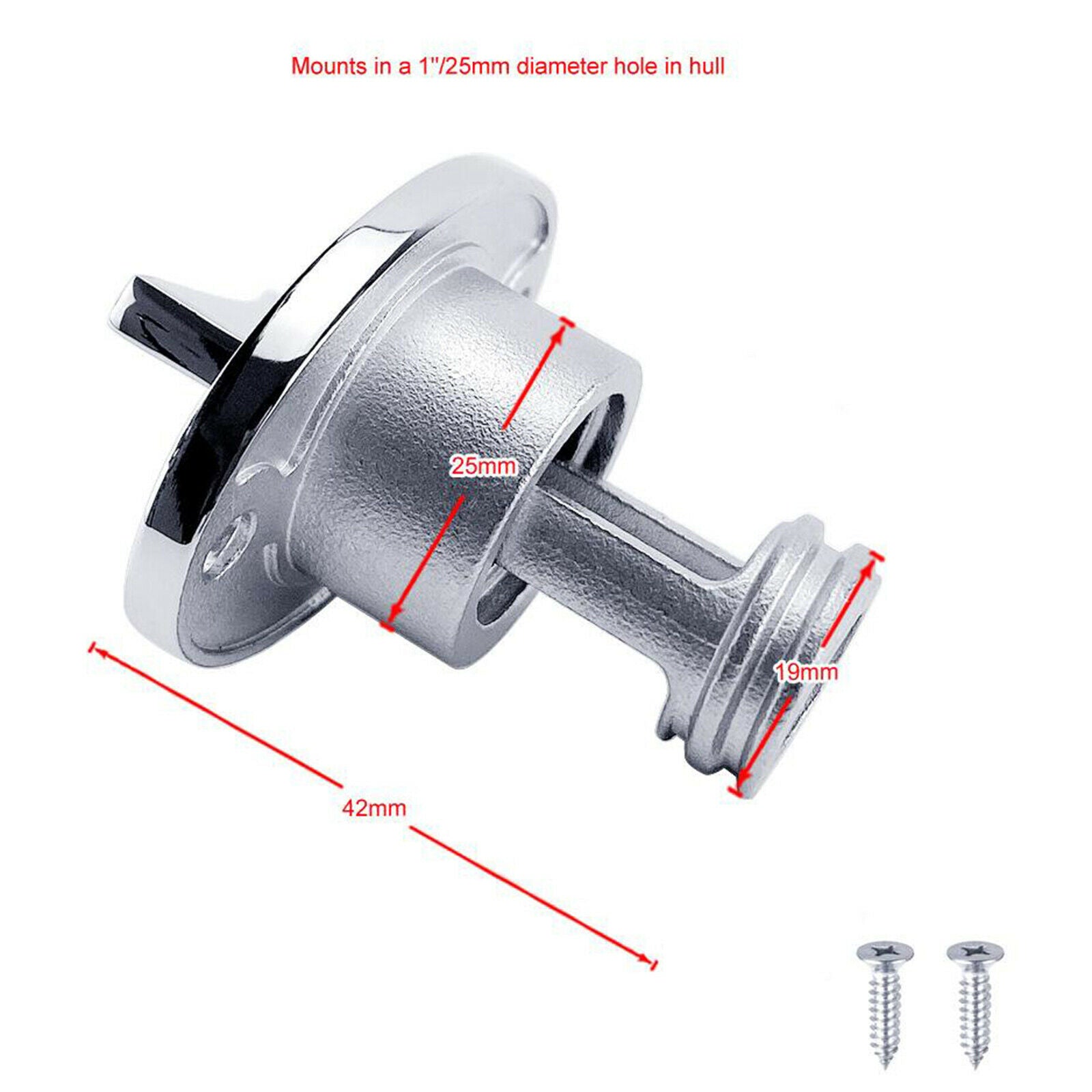 3X Marine Drain Plug Yacht Drain Plug Kit Parts Accessories Universal Durable
