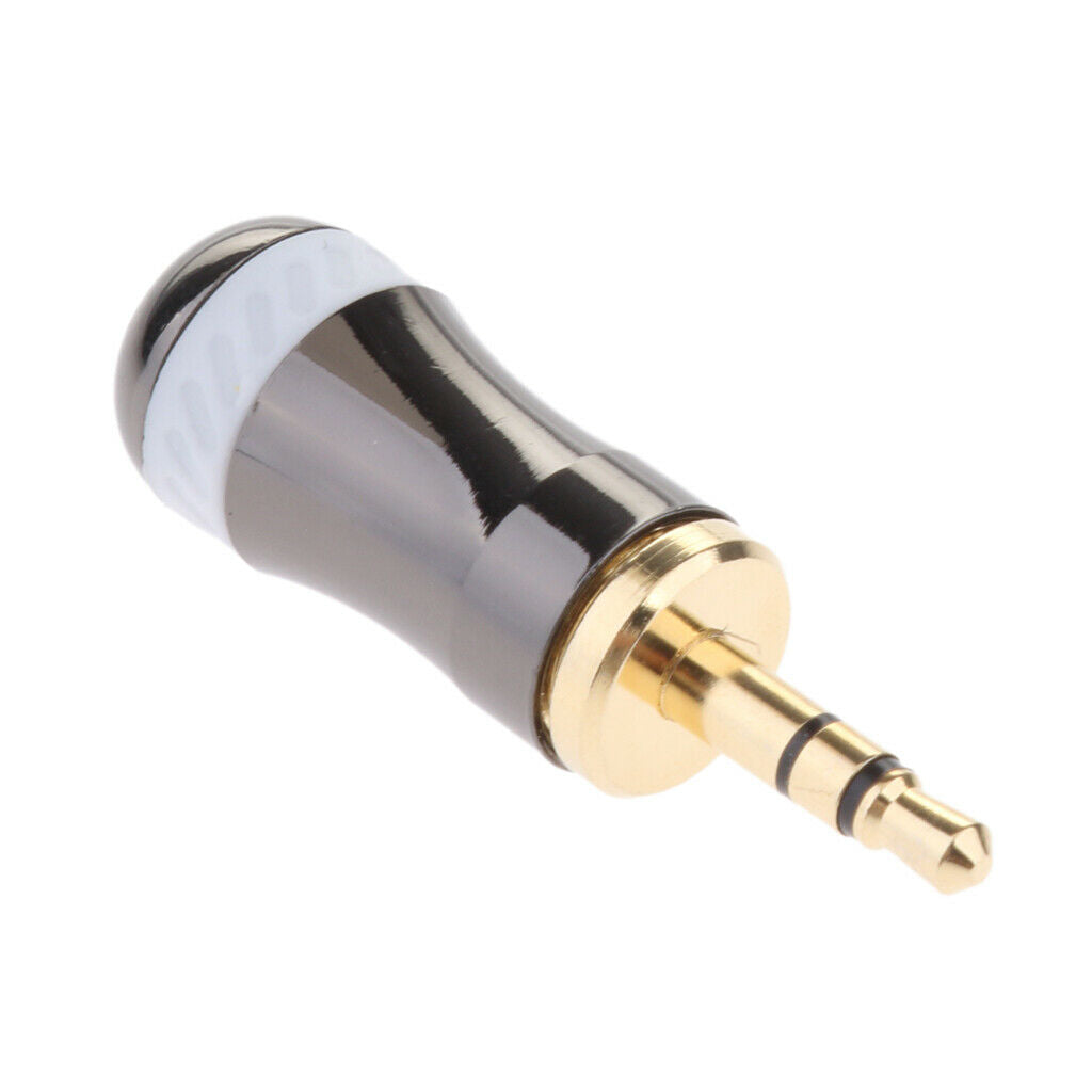 3Pole 1/8'' 3.5mm Male Repair Headphone Jack Audio Soldering Connector