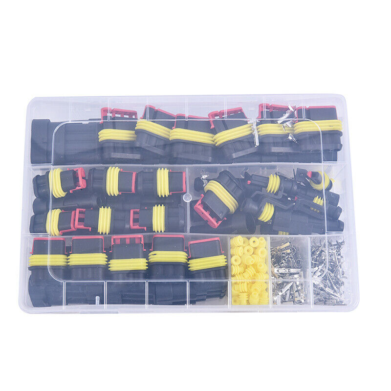 352pcs HID Waterproof Connectors 1/2/3/4 Pin 26 Sets Car Electrical Wire  PY1