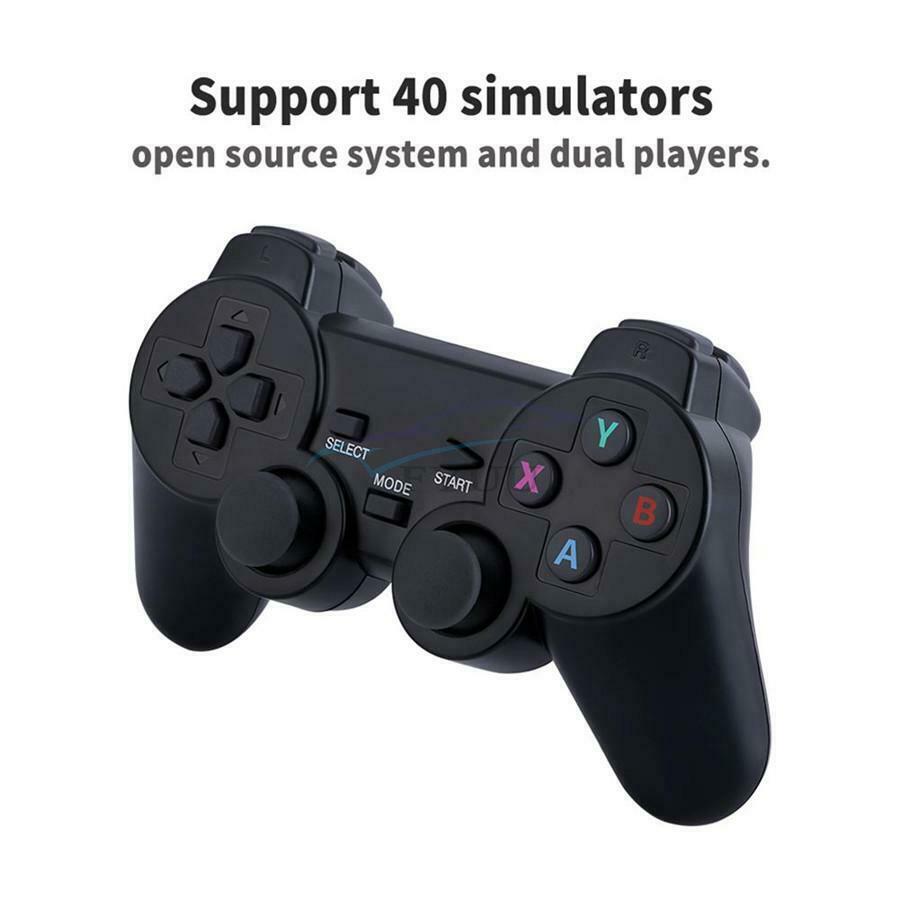 4K - TV Game Stick 10000+ Retro Mini Classic Game Console With 2 Controllers