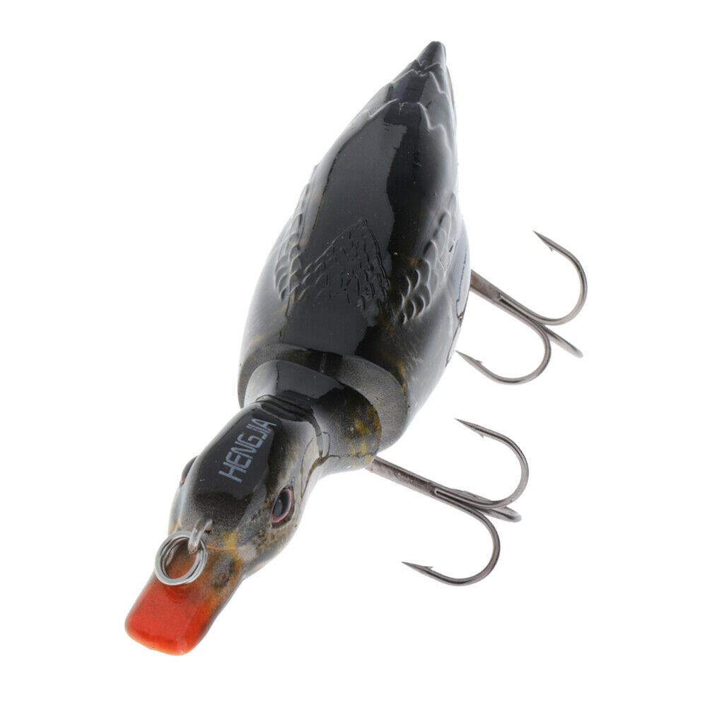 Artificial Fishing Bait Simulate Duck Treble Hooks Segment Lures 1
