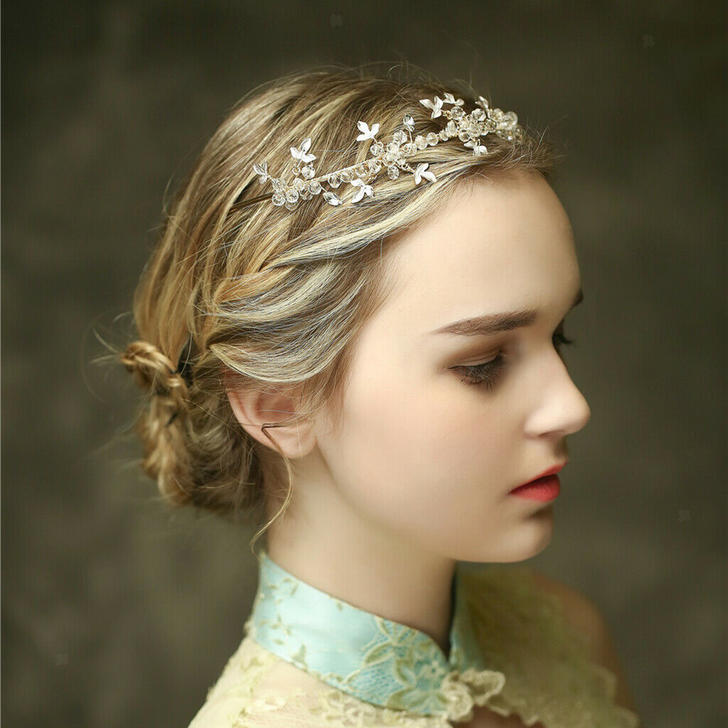 Wedding Bridal Tiara Headband Crown Crystal Rhinestone Hair Accessories