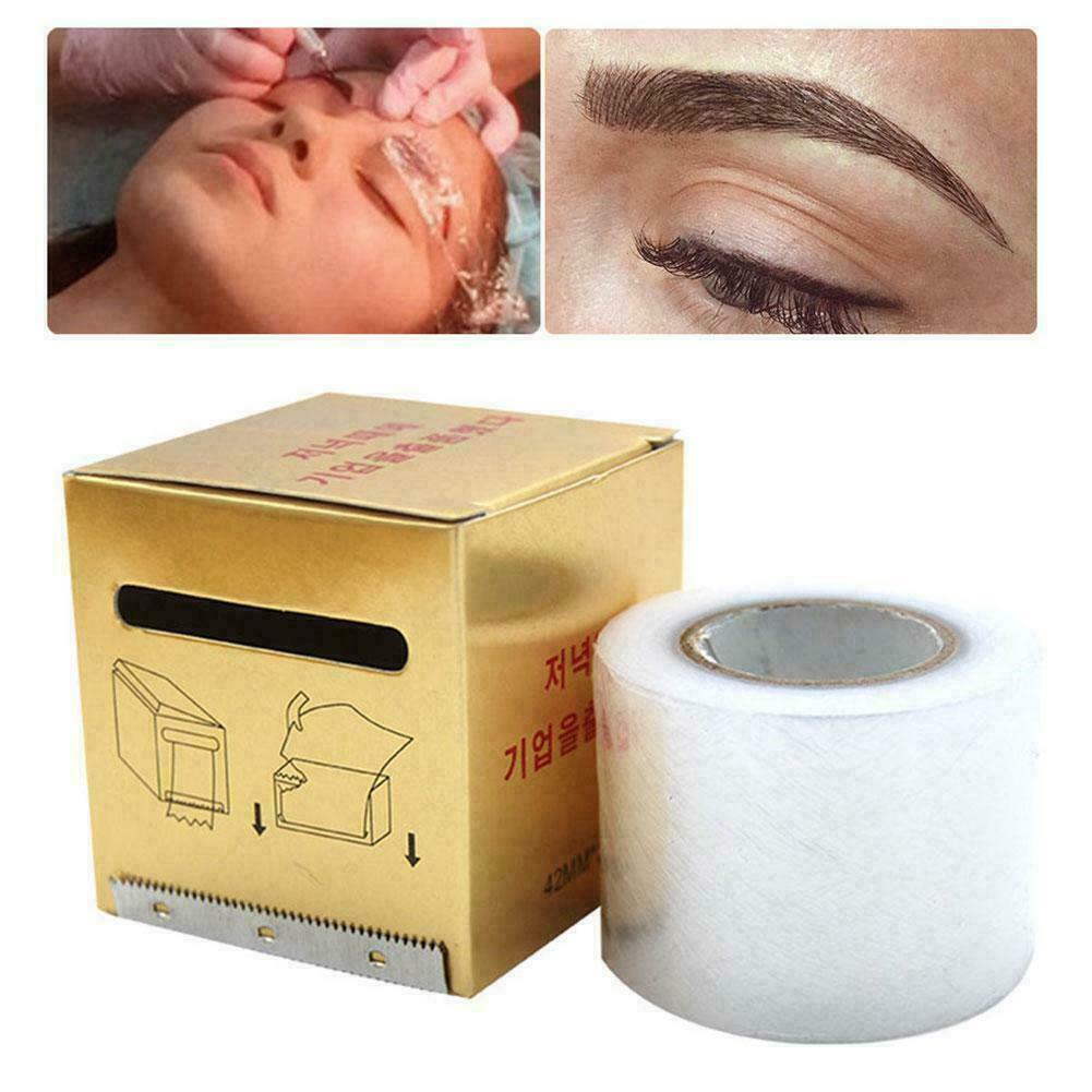 Transparent Plastic Cling Film For Tattoo Wrap Beauty Semi Eyebrow B2D8