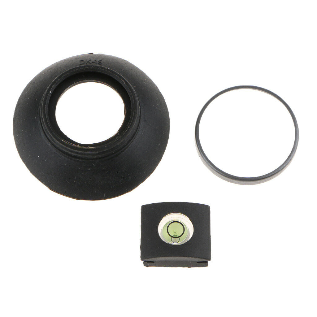 1 Piece Camera Viewfinder Eyecup Eyepiece + Spirit Level for Nikon D850/D500