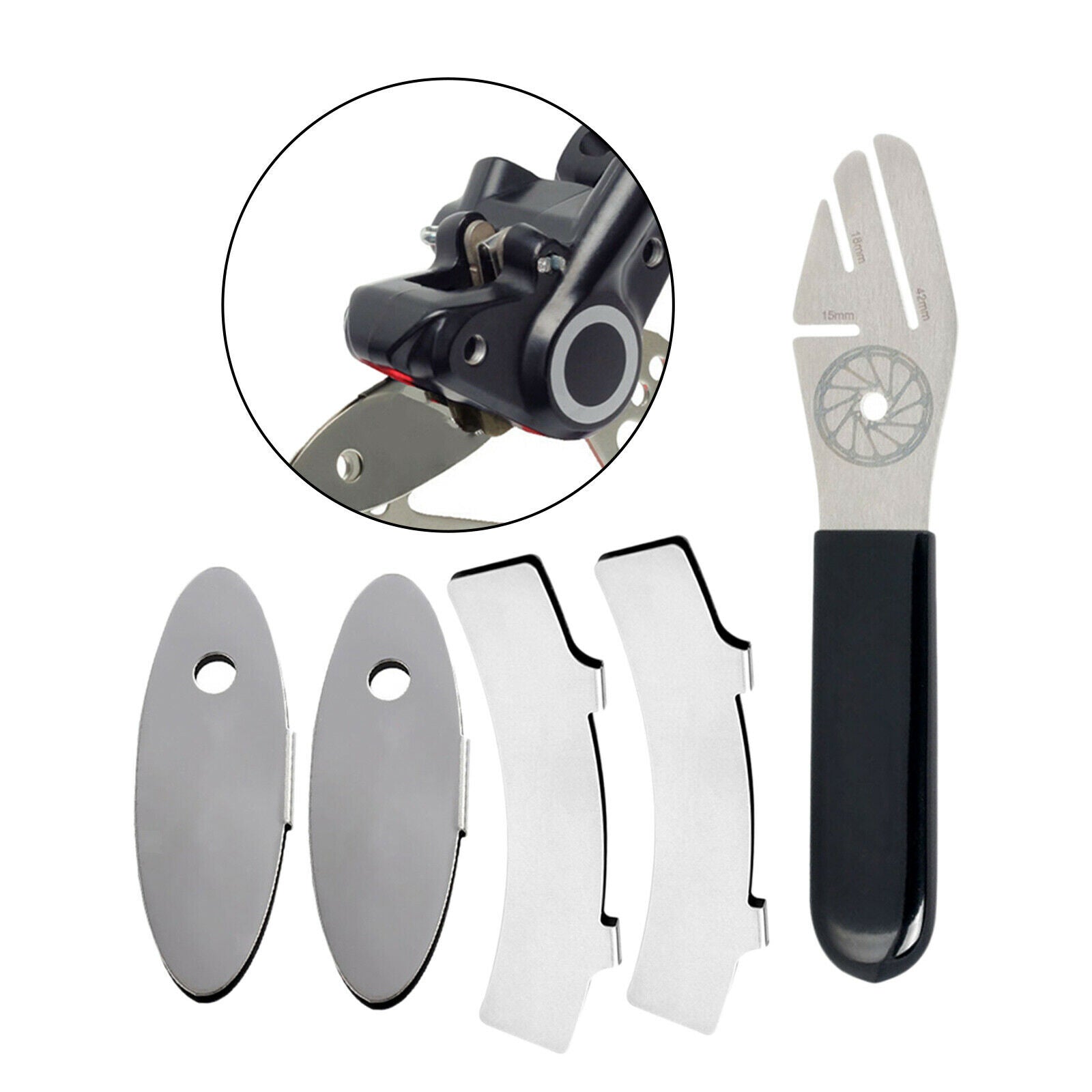Bike Disc Brake Wrench Alignment Truing Tool for MTB Road Bike Repair Tool