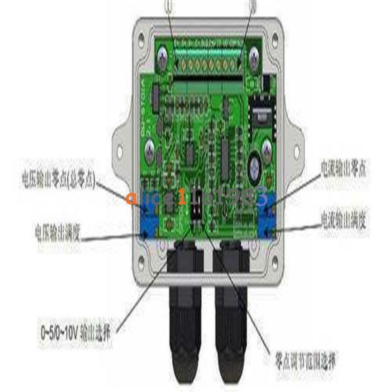 0-5V(10V)/4-20mA Load Cell sensor Amplifier Transmitter Strain Gauge Transducer