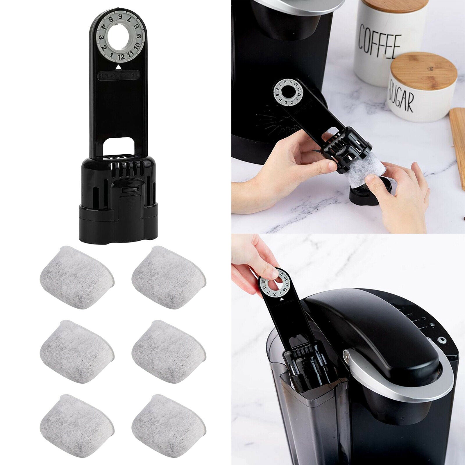 1pc Replacement Charcoal Water Filter Starter Kit Combo Universal for Keurig