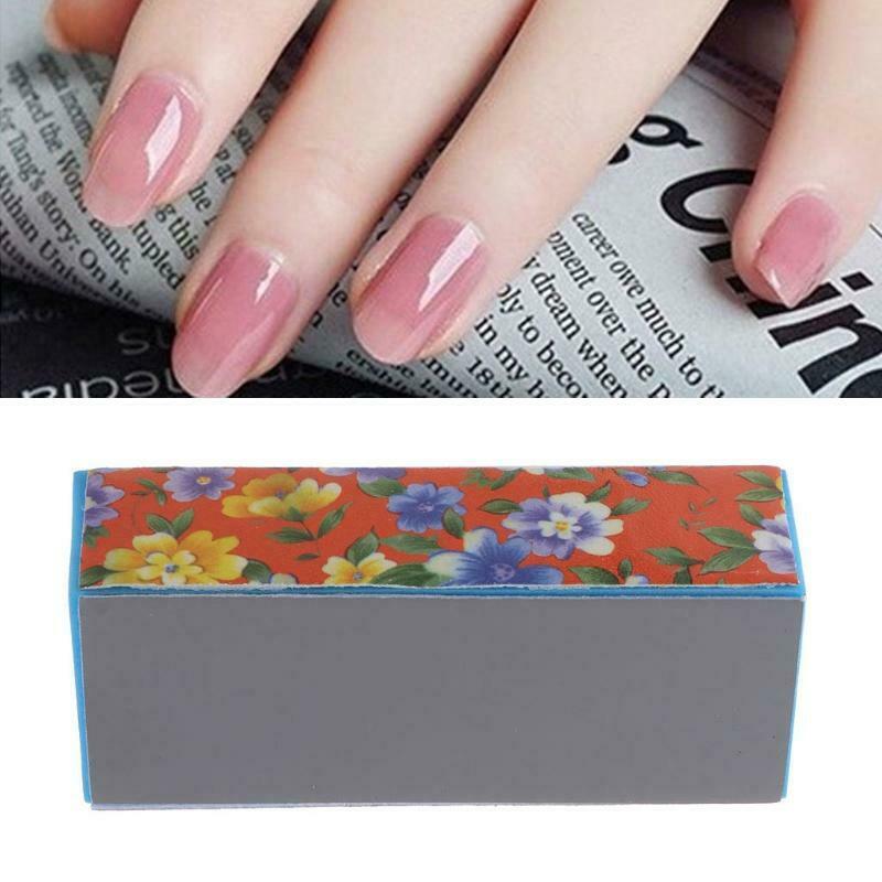 Nail Art Sanding File Polish Buffer Block Shiner File 4 Sides Polisher