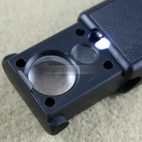 Jeweler Loupe twin Glass lens LED Magnifying Magnifier NEW