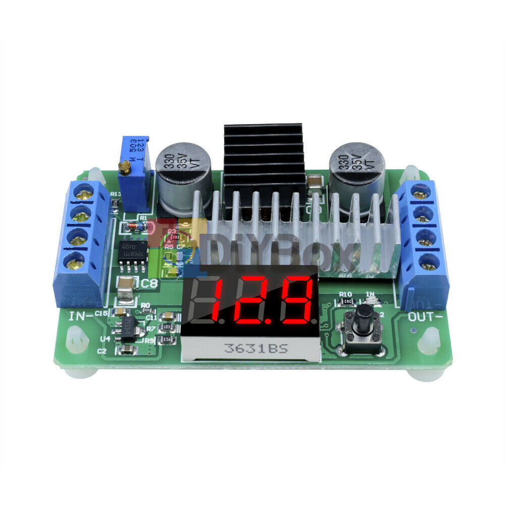 LTC1871 DC-DC Step up Boost Module Power Supply 3.5V to 30V 100W LED Voltmeter